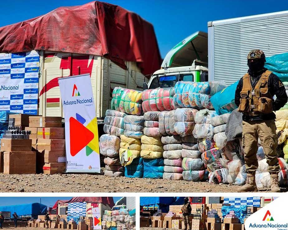 Aduana Nacional confisca mercancía de contrabando