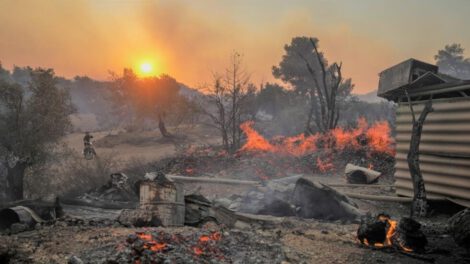 Incendios en Grecia alcanzan cifras récord