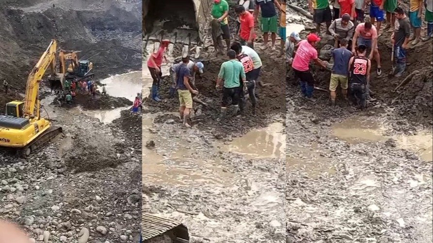Deslizamiento en Mapiri con búsqueda de cuerpos