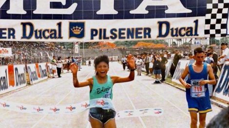Nemia Coca, destacada atleta y entrenadora de fondistas de élite