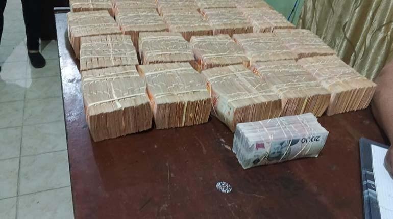 Decomiso de dinero en Bermejo