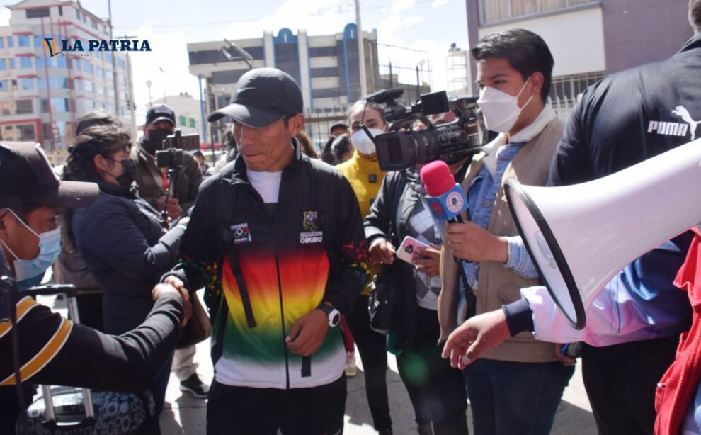 Héctor Garibay en la Maratón de Santiago por los Juegos Panamericanos