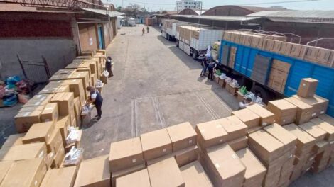 Cigarrillos ilegales incautados en operativo conjunto en Santa Cruz