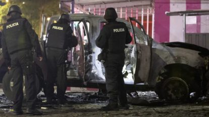 Explosión de coche bomba en Quito