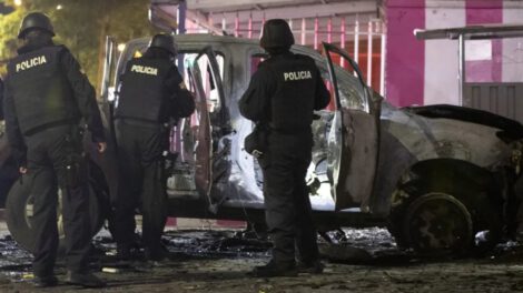 Explosión de coche bomba en Quito