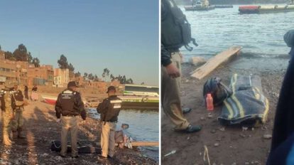 Mujer encontrada sin vida en el lago Titicaca