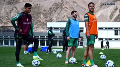 Selección boliviana en entrenamientos para eliminatorias mundialistas 2026
