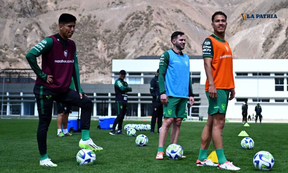 Selección boliviana en entrenamientos para eliminatorias mundialistas 2026