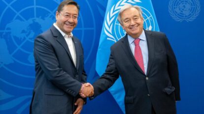 Cumbre del G77+China con Luis Arce y António Guterres