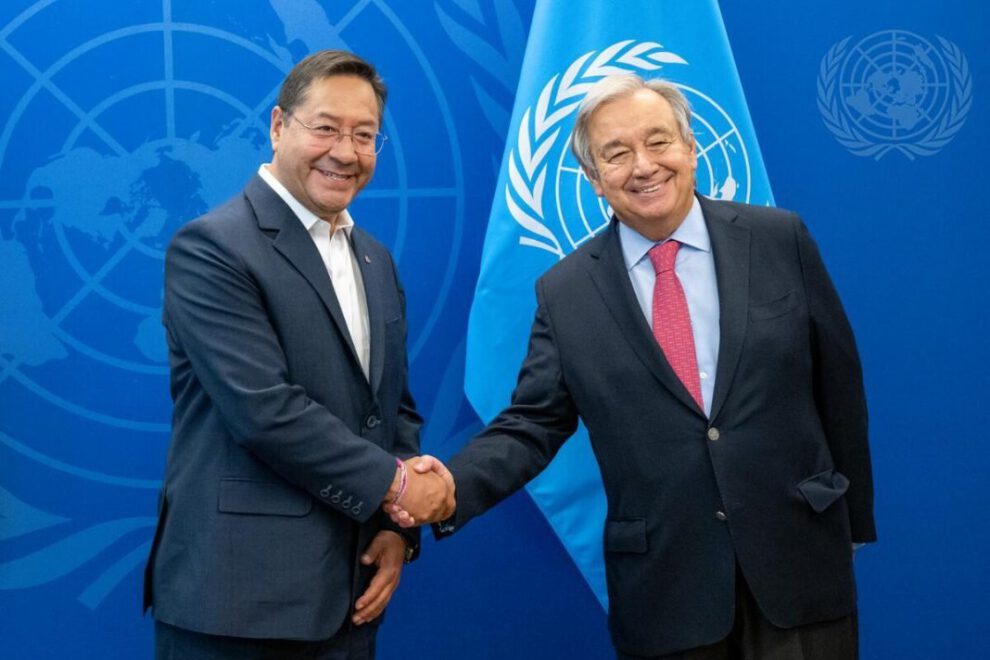 Cumbre del G77+China con Luis Arce y António Guterres