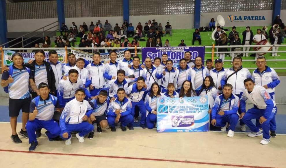 SeLA Oruro tricampeón en las Olimpiadas Nacionales de Trabajadores del Sector Aguas