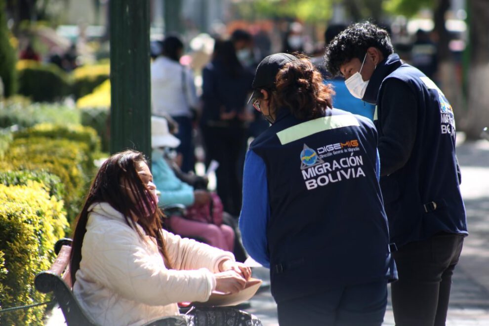 Control migratorio en Bolivia