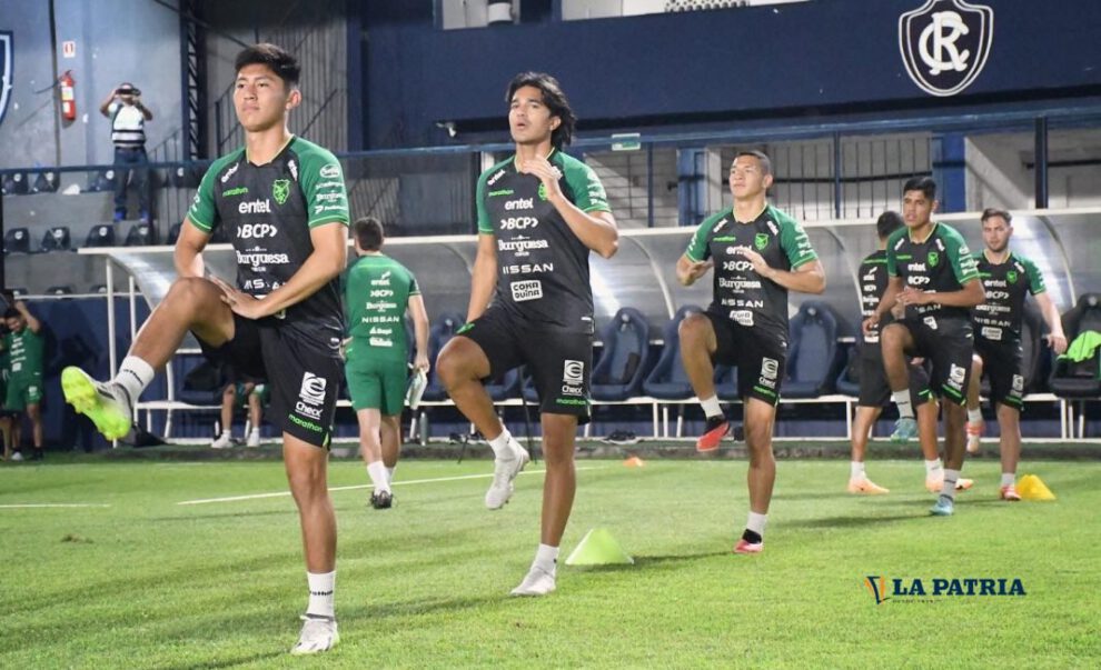 La Verde eliminatorias entrenando en Belém