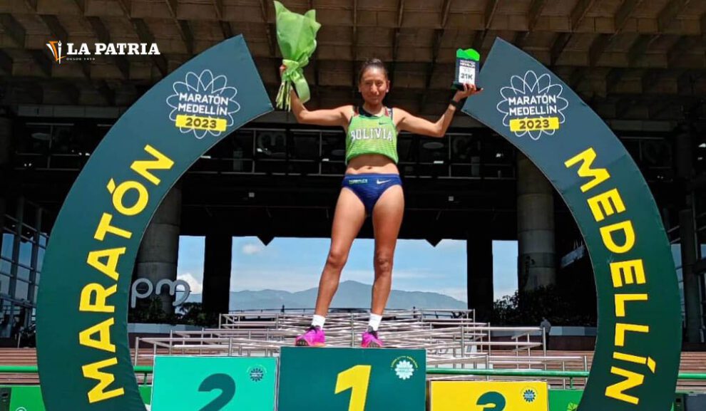 Jhoselyn Camargo entrenando para el Maratón de Ámsterdam con la meta de clasificar a los Juegos Olímpicos París 2024