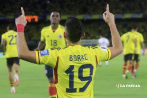 Santos Borré le da el triunfo a Colombia ante Venezuela