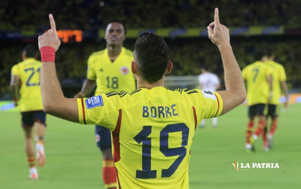 Santos Borré le da el triunfo a Colombia ante Venezuela