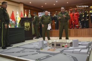 Operativo de seguridad para el partido Bolivia frente a Argentina