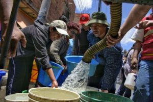 Escasez de agua en el occidente del país