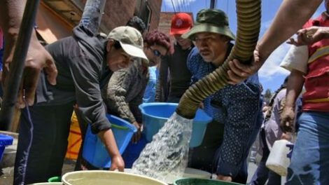 Escasez de agua en el occidente del país