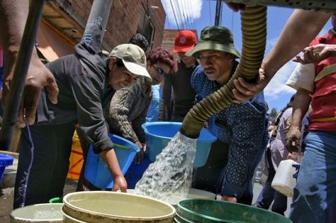 Escasez de agua en el occidente del país