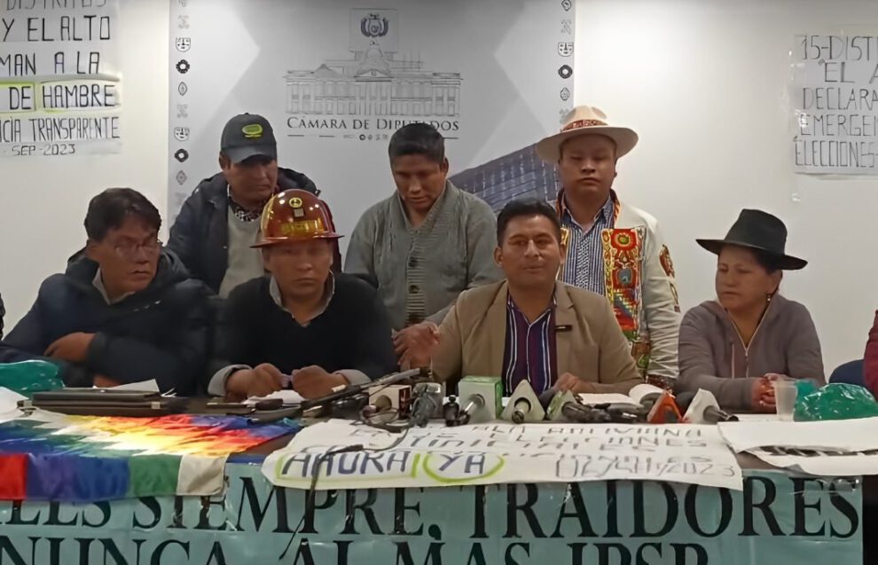 Elecciones judiciales: Legisladores radicales del MAS anuncian acción de cumplimiento