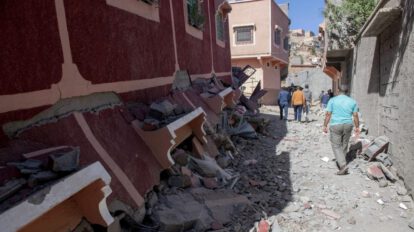 Edificios destruidos en Marruecos por el terremoto