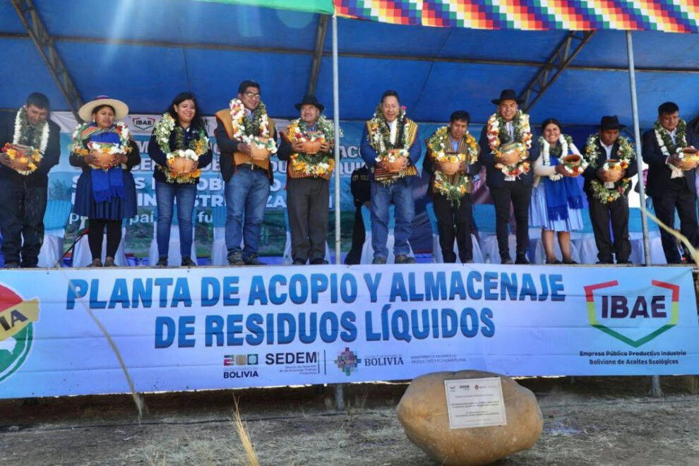 Inversiones en proyectos industriales en Santa Cruz y Cochabamba