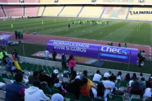 Entrenamiento de la Verde para el partido Bolivia contra Argentina