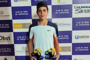 Leonardo Suárez campeón en torneo internacional de tenis