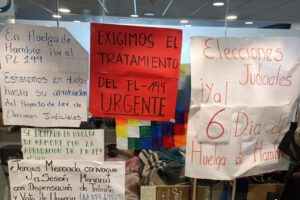 Huelga de hambre diputados MAS en la Asamblea Legislativa