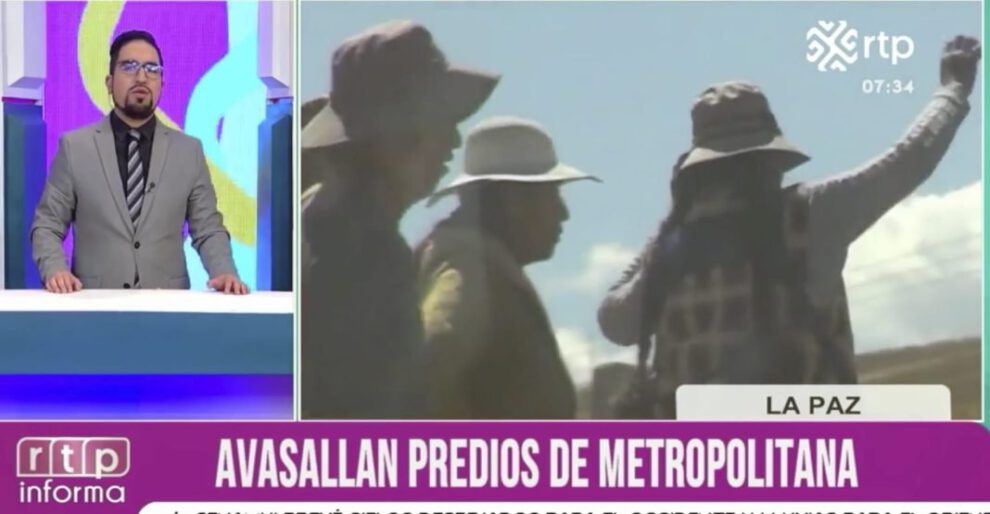 Toma de terrenos Radio Metropolitana en violento ataque con dinamita
