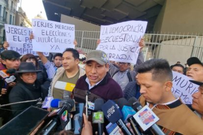 Ley de elecciones judiciales y medidas de presión de la Csutcb