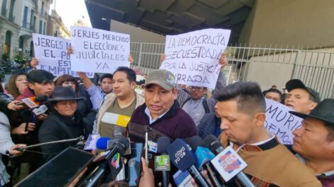 Ley de elecciones judiciales y medidas de presión de la Csutcb