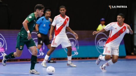 Bolivia cae con Perú en el Sudamericano de Futsal