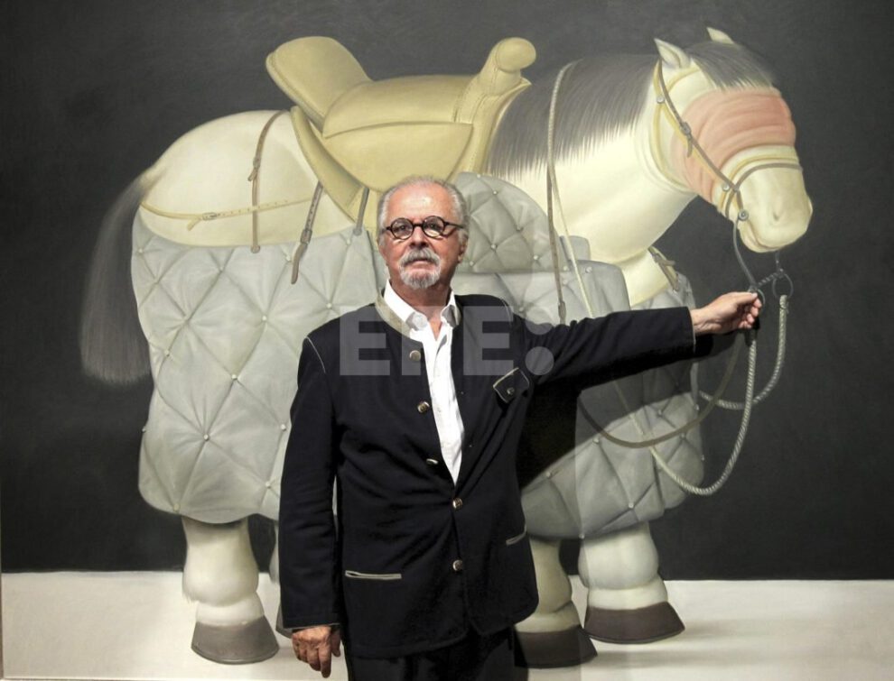 Fotografía de archivo de Fernando Botero, el icónico pintor y escultor colombiano