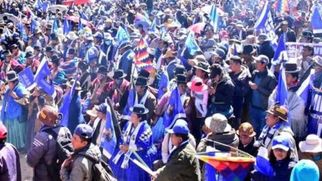 Congreso del MAS en Lauca Ñ