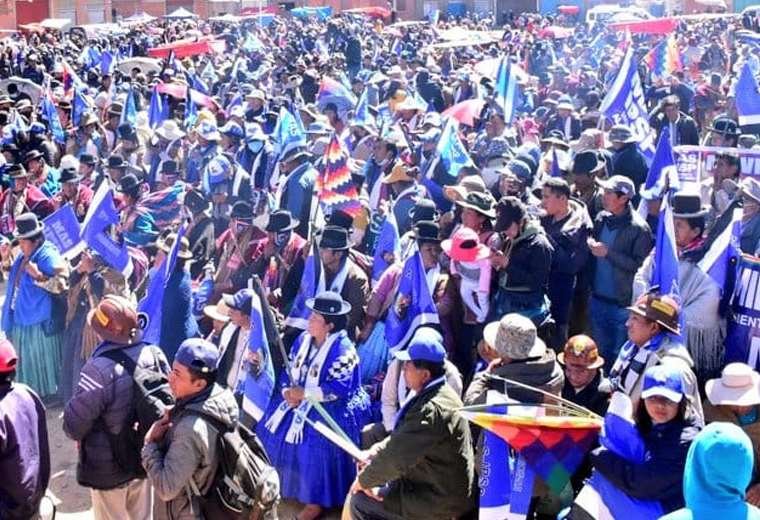 Congreso del MAS en Lauca Ñ