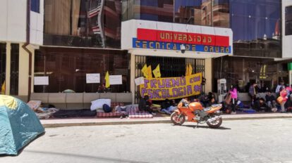 Mesa 29 elecciones estudiantiles UTO