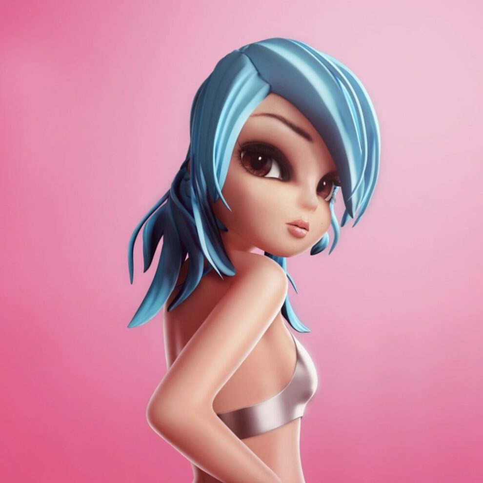 Noonoouri, influencer virtual creada con inteligencia artificial