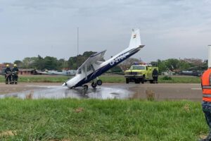 Incidente en el Aeropuerto El Trompillo con la aeronave Cessna 152