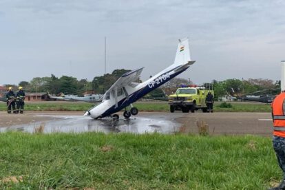 Incidente en el Aeropuerto El Trompillo con la aeronave Cessna 152