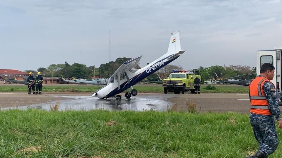 Incidente en el Aeropuerto El Trompillo con la aeronave Cessna 152