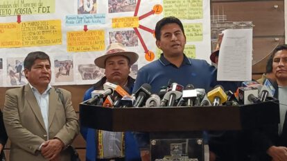 Demora en la Ley de Elecciones Judiciales presentada por Gualberto Arispe