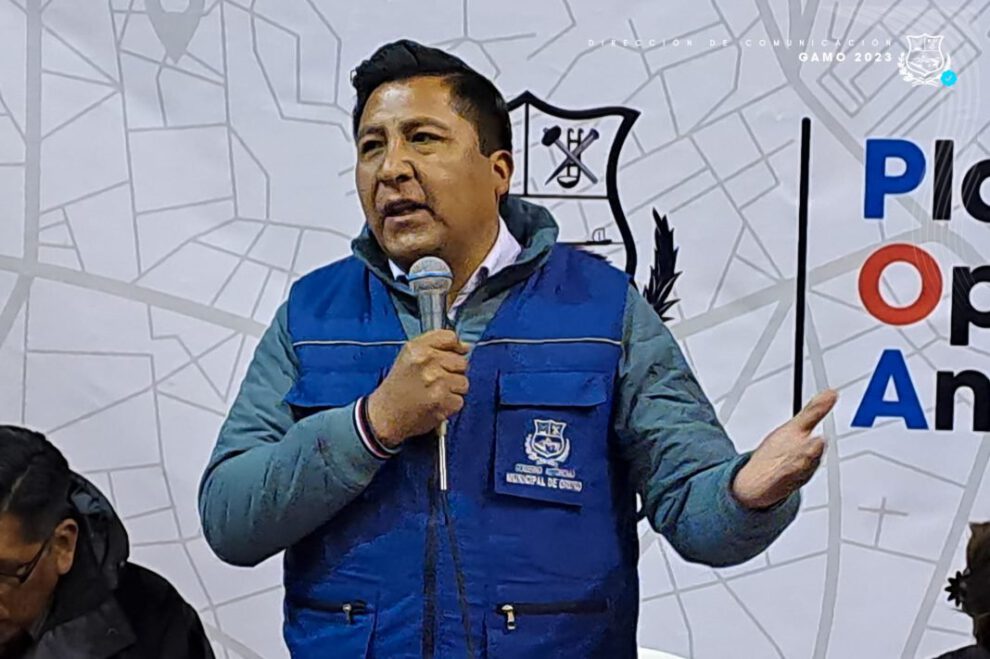 Alcalde Adhemar Wilcarani preocupado por la falta de aprobación del POA 2024
