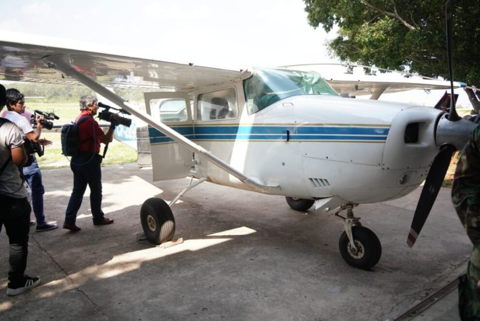 Narcotráfico en Santa Cruz: Aeronave interceptada transportaba 324 kg de clorhidrato de cocaína