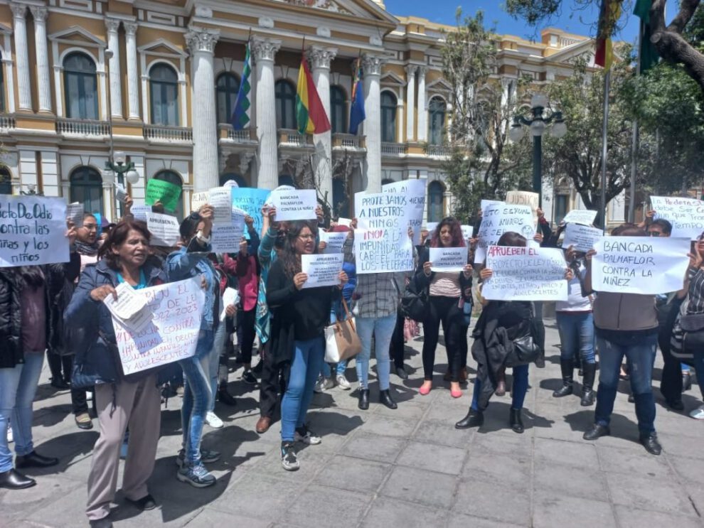Madres autoconvocadas exigen aprobación del Proyecto de Ley contra impunidad
