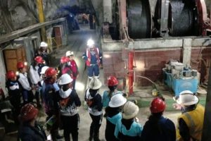 Visita de estudiantes a Empresa Minera Colquiri