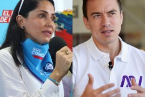 Campaña electoral Ecuador entre Luisa González y Daniel Noboa