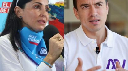 Campaña electoral Ecuador entre Luisa González y Daniel Noboa