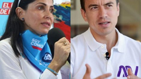 Campaña electoral Ecuador entre Luisa González y Daniel Noboa